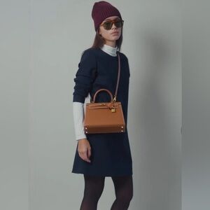 Classic Six Midnight Blue Dress TWIGGY SHIFT DRESS IN NAVY Size 6